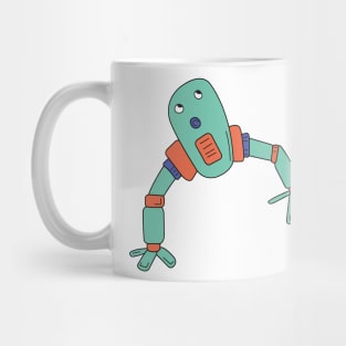 Green robot Mug